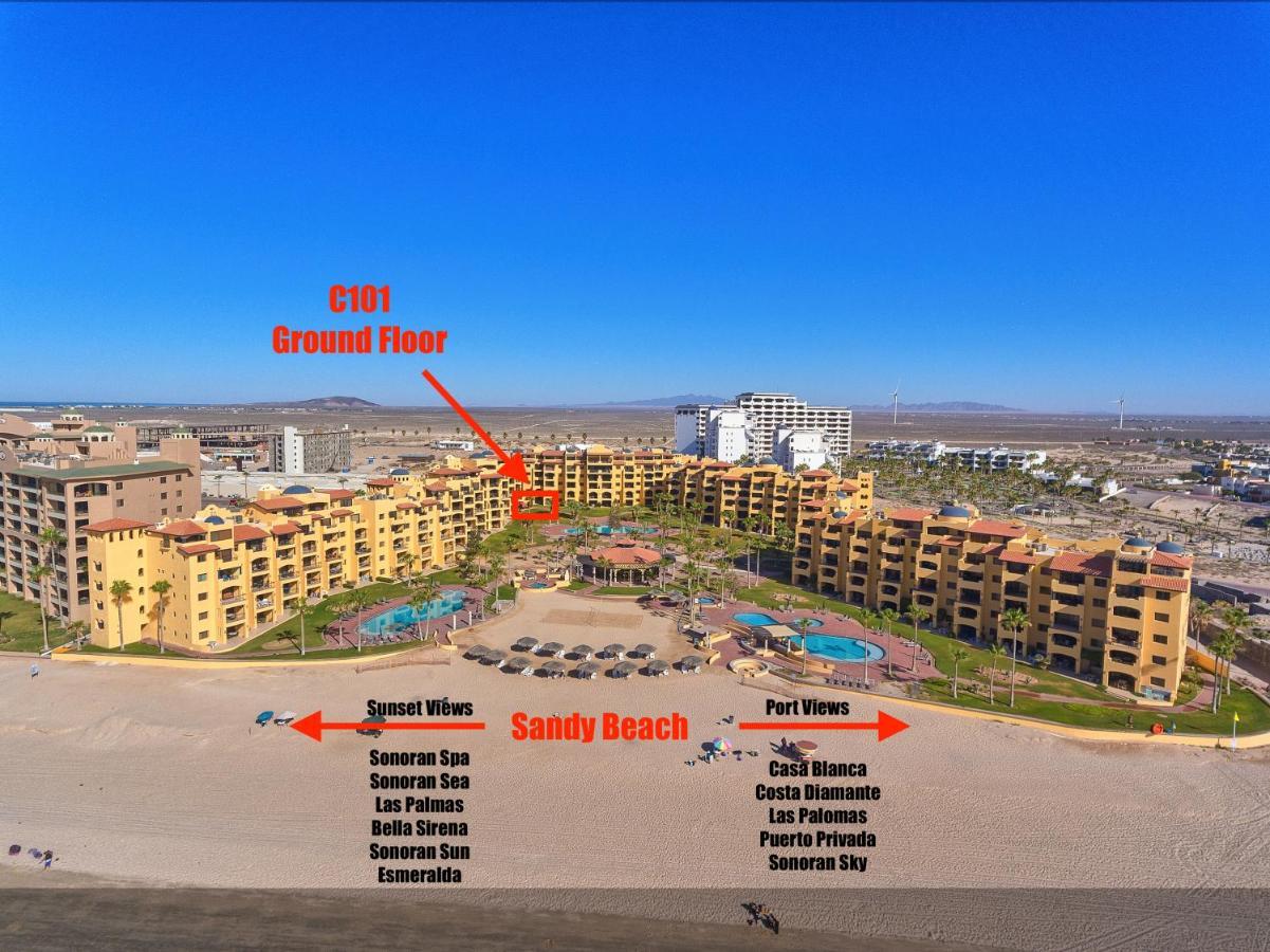 Princesa De Penasco Condo C101 Sandy Beach Puerto Peñasco Eksteriør billede